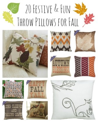 20 Festive Throw Pillows for Fall