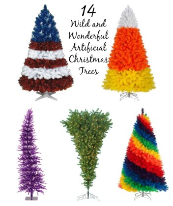 14 Wild and Wonderful Artificial Christmas Trees